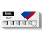 Liquitex Professional Acrylic Gouache Paint, 6 x 59ml (2-oz), Primaries Set
