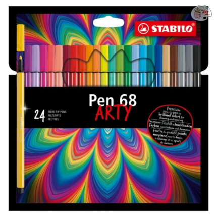 STABILO, Fibre Tip Pen - Pen 68 | Arty | Set of 24