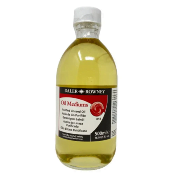 1 (15) Daler-Rowney Purified Linseed Oil (500ml) Pack of 1 - Image 1