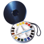 Daler Rowney Aquafine 18-pc Watercolor Travel Set - Watercolor Paint Set for Watercolor Paper and More - Watercolor Set for Artists and Students - Water Color Paint for All Skill Levels - Image 2