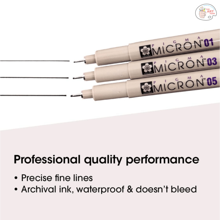 SAKURA Pigma Micron Pens (Set Of 3) - Image 2