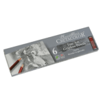 CRETACOLOR Cleos Fine Art Graphite Pencils - Set of 6 in an Elegant Tin Box (1 of Each HB, 2H, 2B, 4B, 6B & 8B.)