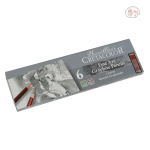 CRETACOLOR Cleos Fine Art Graphite Pencils - Set of 6 in an Elegant Tin Box (1 of Each HB, 2H, 2B, 4B, 6B & 8B.)