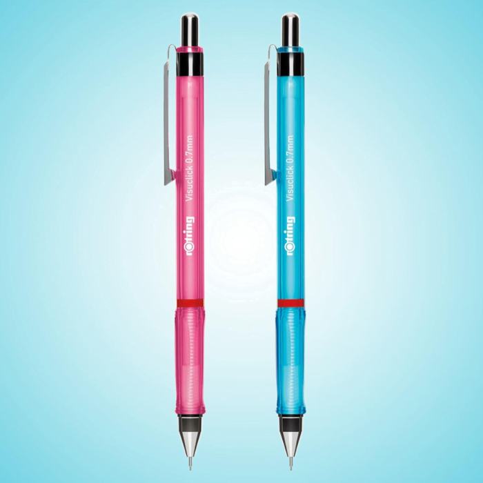Rotring Visuclick Mechanical Pencils | 0.7 mm | 2 Count | With 24 HB Leads - Image 2