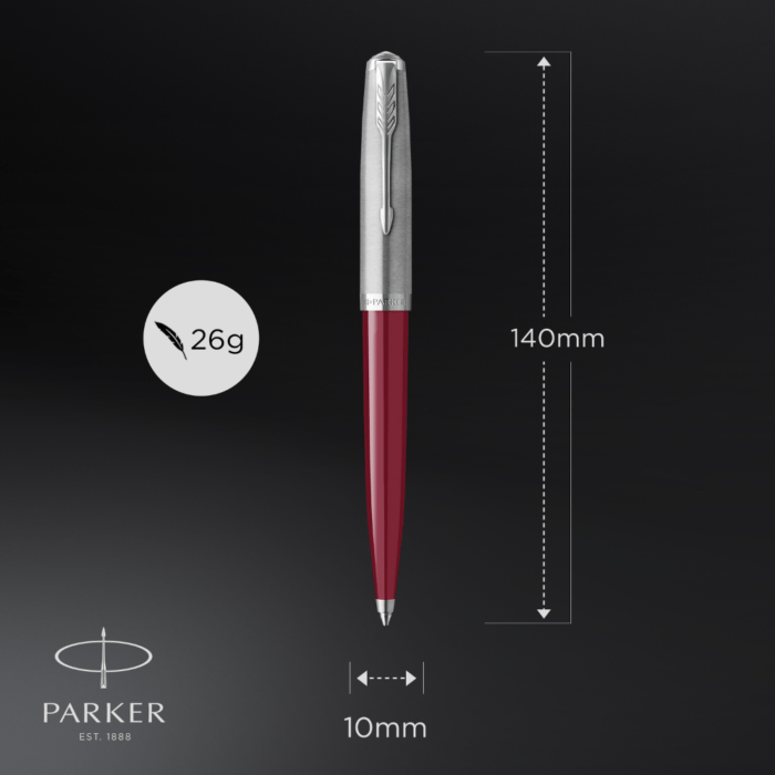 PARKER 51 BURGUNDY CT BALLPOINT PEN - Image 4