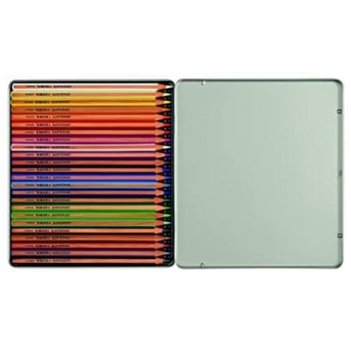 Lyra Graduate Colour Pencil Set with Metal Case (Assorted, Pack of 24) - Image 2