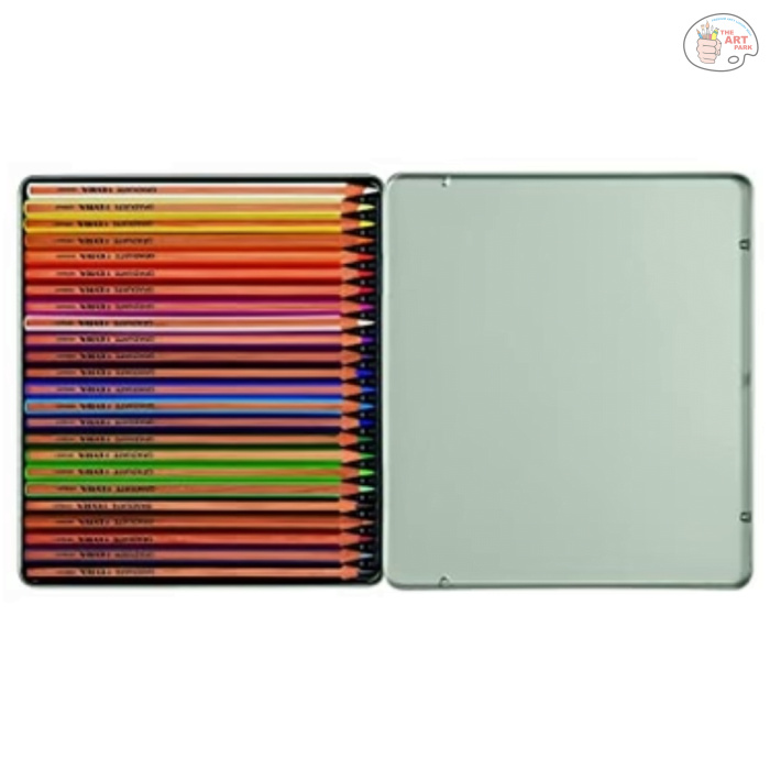 Lyra Graduate Colour Pencil Set with Metal Case (Assorted, Pack of 24) - Image 2