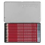 CRETACOLOR Cleos Fine Art Graphite Pencils Set of 12, Black - Image 2