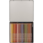 Lyra Graduate Aquarell Watercolor Pencils, 24 Assorted Colors with Brush, Metal Tin - Image 2