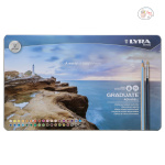 LYRA Graduate Aquarell Colored Pencil Set, Assorted Colors, Set of 36