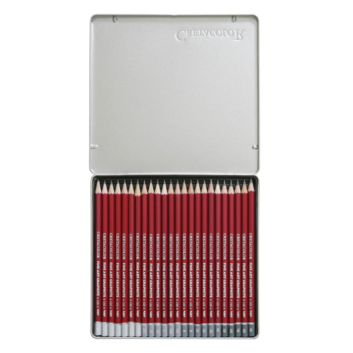 Fine Art Graphite Pencil set of 24 Brevillier's Creatacolor - Image 2