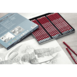 Fine Art Graphite Pencil set of 24 Brevillier's Creatacolor - Image 3