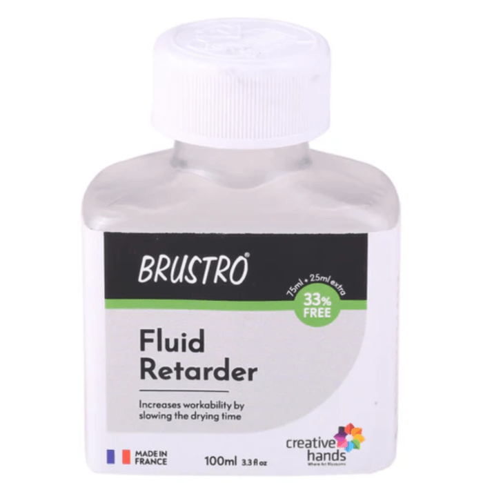 1 (48) Brustro Professional Fluid Retarder 100ml (75ml + 25ml Free) - Image 1