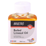 Brustro Professional Boiled Linseed Oil 100ml (75ml + 25ml Free)