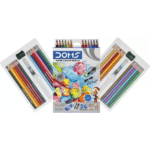 DOMS Super Soft 3.3mm Lead 24 Shades Pre-Sharpened Water Color Pencil| Hexagonal Shaped Color Pencils  (Set of 1, Assorted) - Image 2