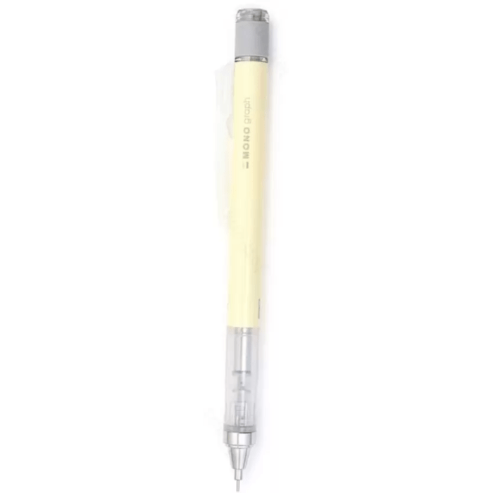 Tombow Mechanical Pencil MONO GRAPH Pastel,0.3 mm, Cream Yellow, In Blister Pack - Image 2