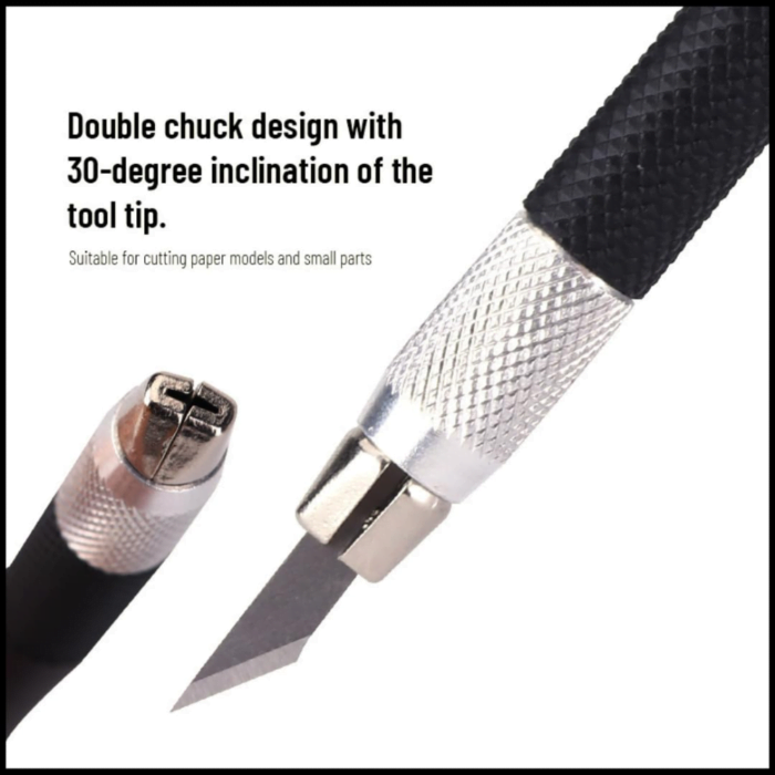 Brustro Crafter Pen Knife with Embossing Stylus 8 Blade refills included - Image 2