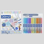 Doms Super Soft Tip Pastel Shades Brush Pen Set | 12 Pastel Shades + 1 Silver Shade + 1 Blender | Ideal for Doodling, Illustrations, Calligraphy, Artists, Studenst & Professioanls | Pack Of 1 - Image 2