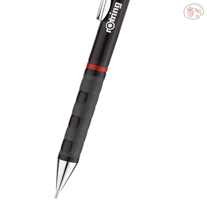 Rotring Tikky Mechanical Pencil,HB 0.35mm Lead, Black Plastic Body, Triangular Barrel Pencil - Image 2