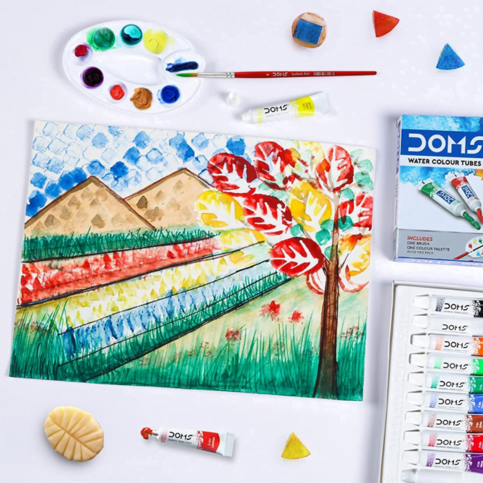 Doms Water Colour Tubes – 12 Shades - Image 3