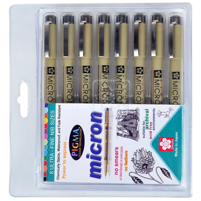 Sakura Pigma Micron Pens - Ultra Fine Nib - Image 1