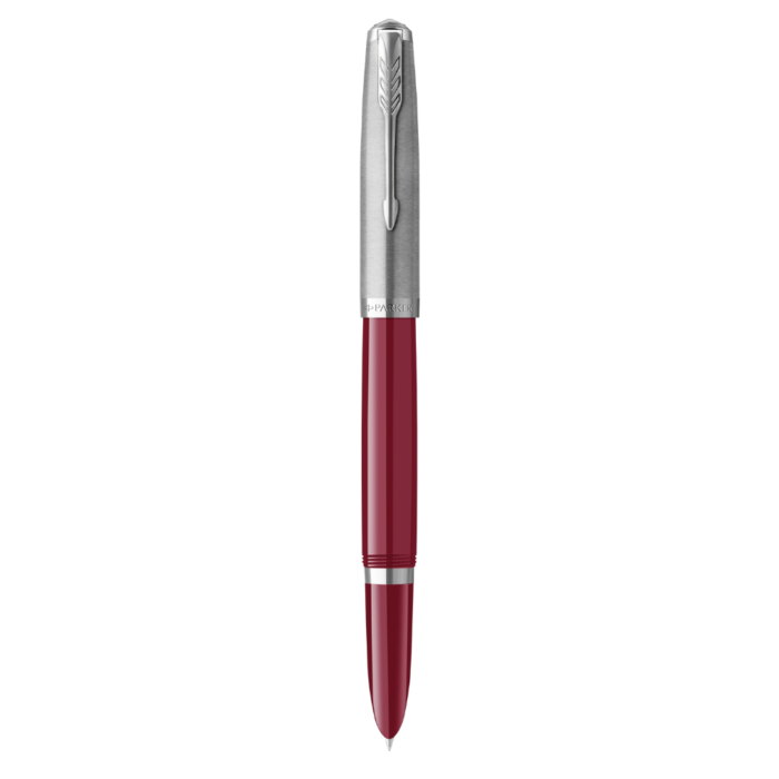 1 PARKER 51 BURGUNDY CT FOUNTAIN PEN - Image 1
