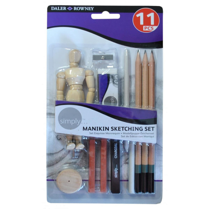 Daler Rowney Simply Manikin Sketching Set Daler Rowney Simply Manikin Sketching Set - Image 1