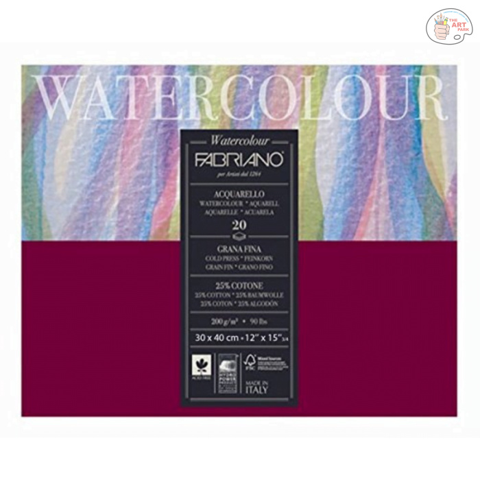 Untitled design (1) Fabriano Watercolour Paper 30 X 40 cm - Image 1