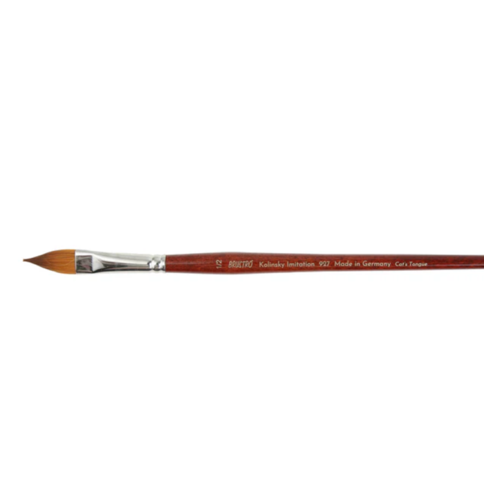 Untitled design (12) BRUSTRO One Cat's Tongue Brush Size 1/2" - Image 1