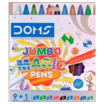 DOMS JUMBO MAGIC PENS  9 ASSORTED SHADES