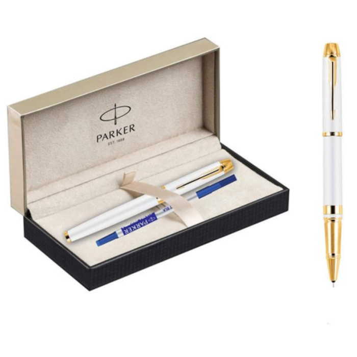 PARKER ODYSSEY WHITE GT ROLLERBALL PEN - Image 3