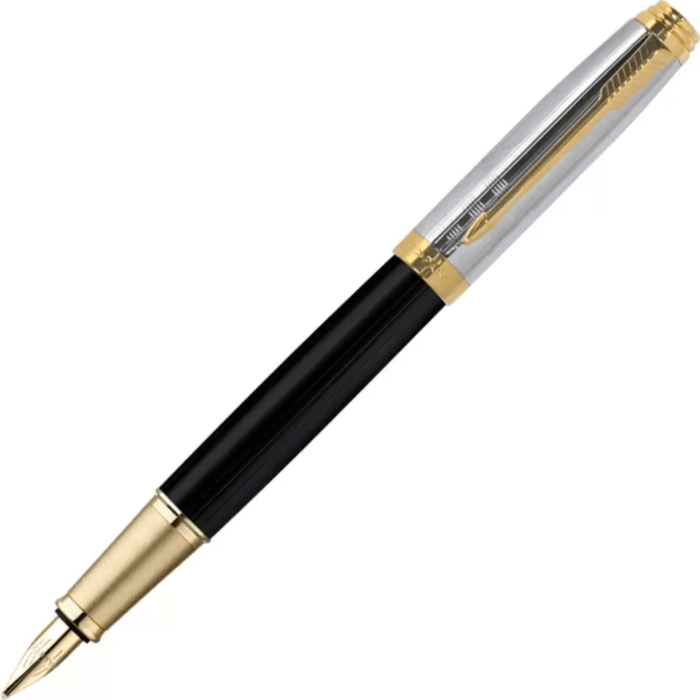 PARKER AMBIENT DELUXE BLACK GT FOUNTAIN PEN - Image 6