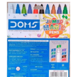 DOMS JUMBO MAGIC PENS  9 ASSORTED SHADES - Image 2