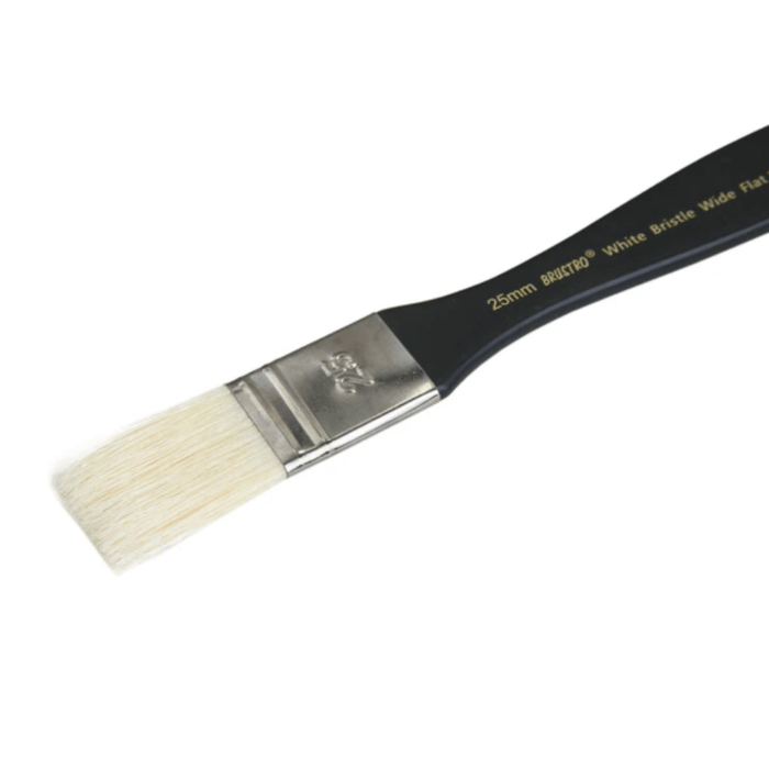 BRUSTRO Bristlewhite Wide flat Brush 25mm - Image 2