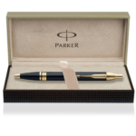 PARKER ODYSSEY LACQUE BLACK GT BALLPOINT PEN - Image 3