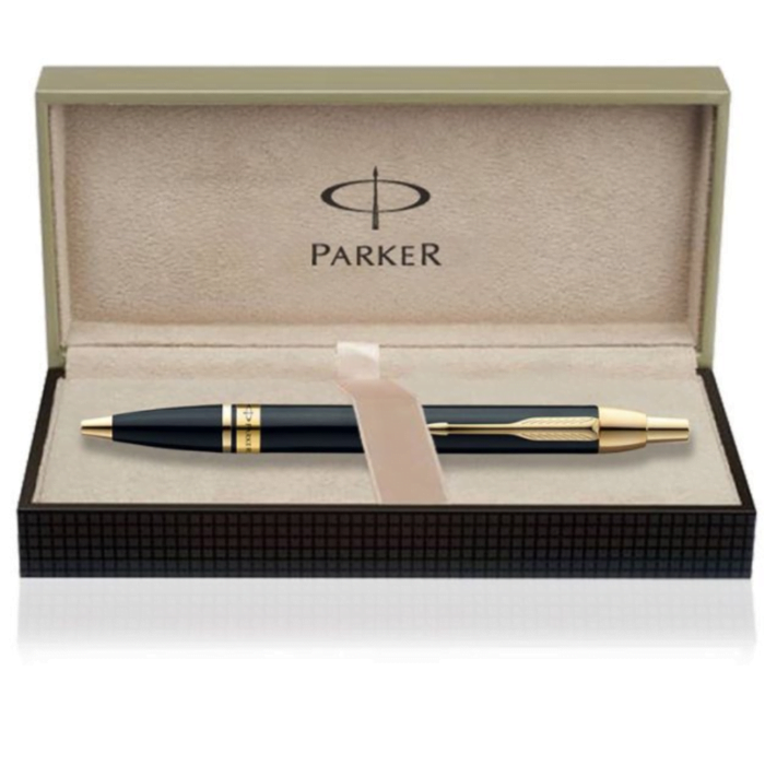 PARKER ODYSSEY LACQUE BLACK GT BALLPOINT PEN - Image 3