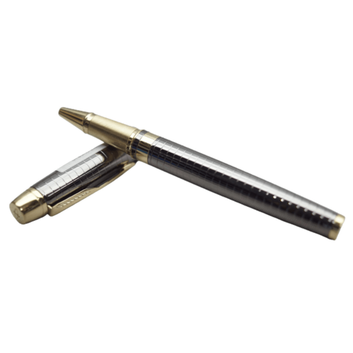 PARKER ODYSSEY GUN METAL CHISELLED GT ROLLERBALL PEN - Image 3