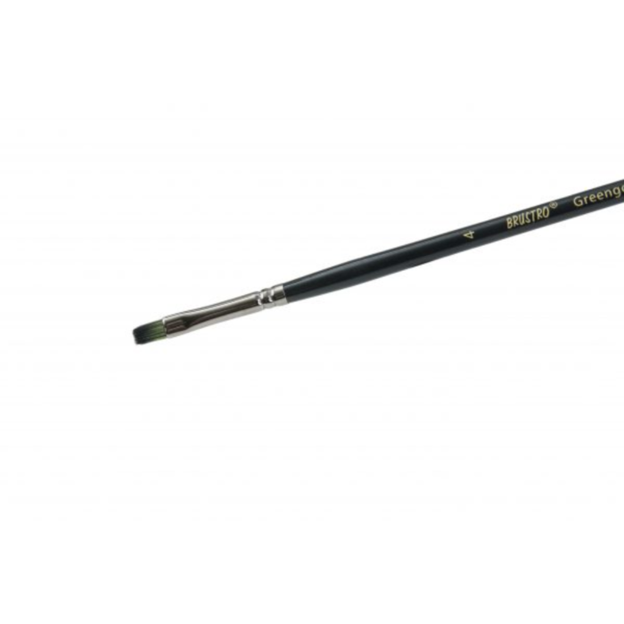 BRUSTRO Greengold Flat (Brush Nos. 2, 4, 6, 8, 10, 12) - Image 3