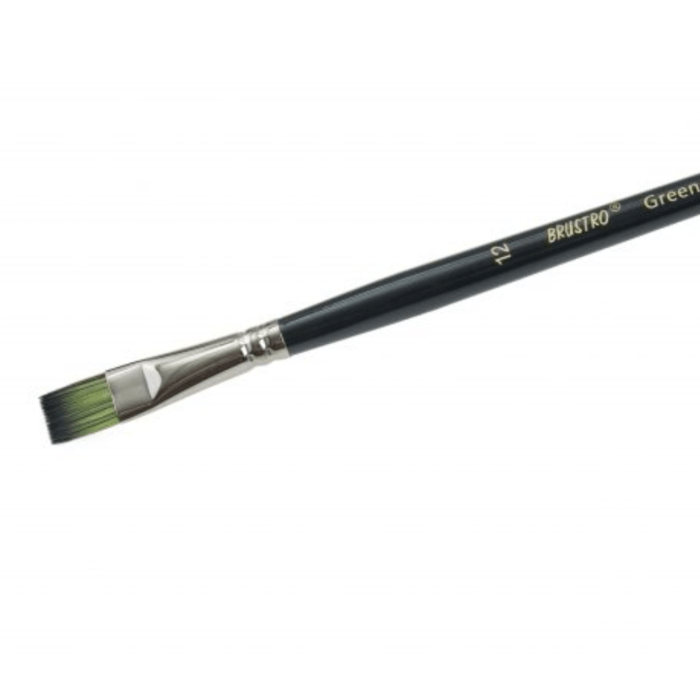 BRUSTRO Greengold Flat (Brush Nos. 2, 4, 6, 8, 10, 12) - Image 7