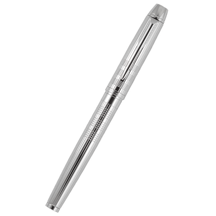 PARKER ODYSSEY SHINY CHROME CHISELLED CT ROLLERBALL PEN - Image 3