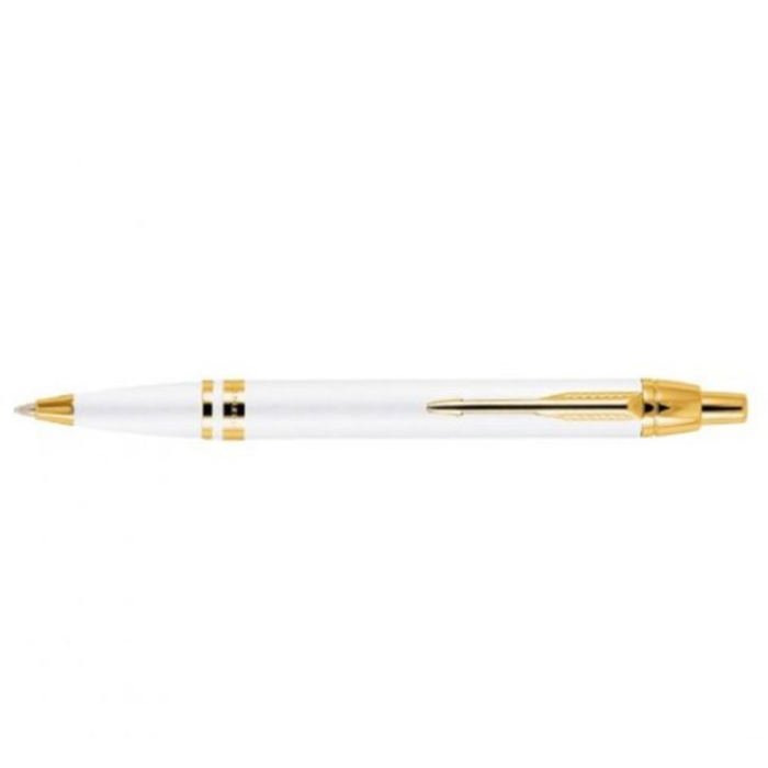 PARKER ODYSSEY WHITE GT BALLPOINT PEN - Image 2