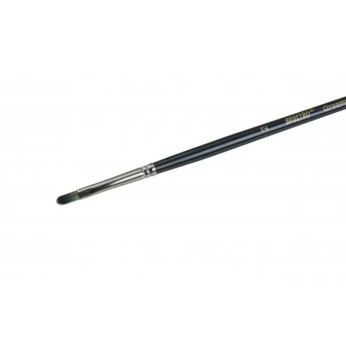 BRUSTRO Greengold Filbert Brush (Nos. 2, 4, 6, 8, 10, 12) - Image 2