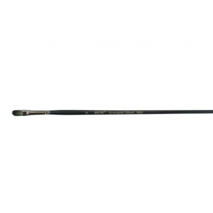 BRUSTRO Greengold Filbert Brush (Nos. 2, 4, 6, 8, 10, 12) - Image 5