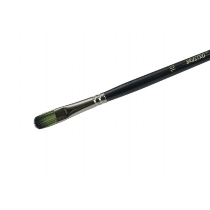 BRUSTRO Greengold Filbert Brush (Nos. 2, 4, 6, 8, 10, 12) - Image 6