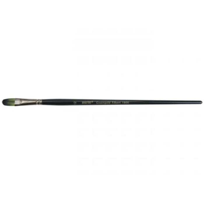 BRUSTRO Greengold Filbert Brush (Nos. 2, 4, 6, 8, 10, 12) - Image 7