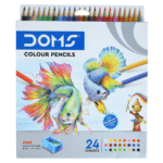 DOMS COLOUR PENCILS 24 SHADES