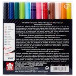 Sakura Koi Colouring Brush Pen Set - 12 Colours - Image 2