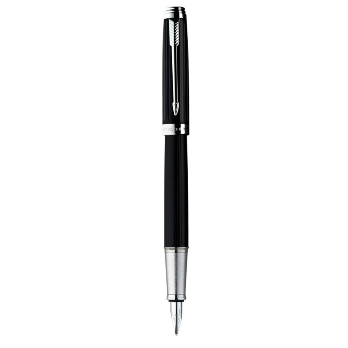 PARKER AMBIENT LACQUE BLACK CT FOUNTAIN PEN - Image 4