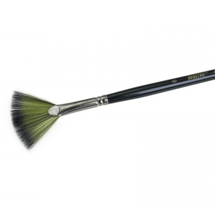 BRUSTRO Greengold Fan (Brush Nos. 4, 8, 12) - Image 3