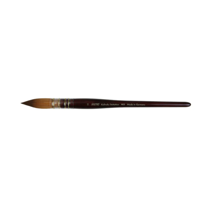 Untitled design (65) kolinsky lmitation Quill Mop Brush Size 14 - Image 1